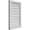 Ekena Millwork Vertical Surface Mount PVC Gable Vent w/ 2"W x 2"H , Brickmould Sill Frame, 18"W x 28"H GVPVE18X2803SN - alternate 2